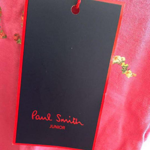 Paul Smith(ポールスミス)のPaul Smith ポール スミス Tシャツ 花柄ロゴ ピンク 67cm キッズ/ベビー/マタニティのベビー服(~85cm)(Ｔシャツ)の商品写真