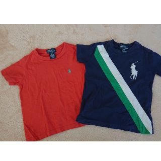 ラルフローレン(Ralph Lauren)の使用感あり！ 二枚でこの価格です ラルフローレン Tシャツ(Tシャツ/カットソー)