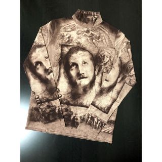 ジャンポールゴルチエ(Jean-Paul GAULTIER)のゴルチエ イエス柄カットソー　メンズ48 ゴルチェ (Tシャツ/カットソー(七分/長袖))