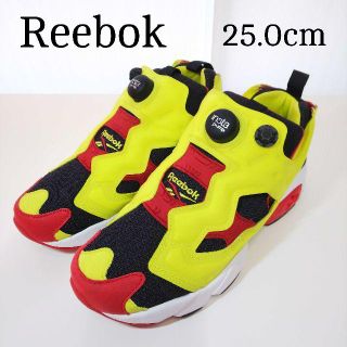 リーボック(Reebok)のリーボック　ポンプフューリー　イエロー　V47514　25㎝　HJ028(スニーカー)