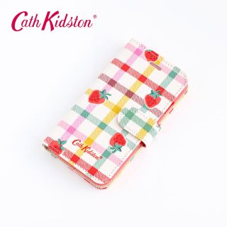 キャスキッドソン(Cath Kidston)の【限定値引き】キャスキッドソン iPhoneケース 手帳型 いちご スマホケース(iPhoneケース)