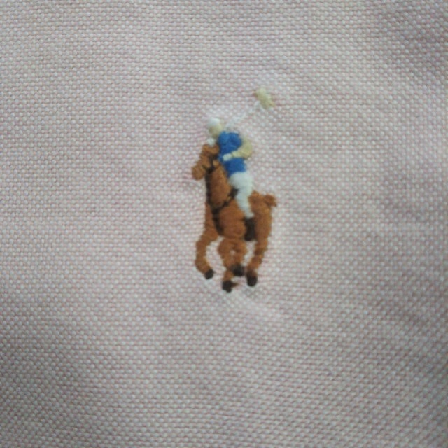 POLO RALPH LAUREN(ポロラルフローレン)のラルフローレン長袖シャツ　オックスフォード　ピンク レディースのトップス(シャツ/ブラウス(長袖/七分))の商品写真