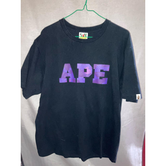 A BATHING APE(アベイシングエイプ)のA BATHING APE 半袖Tシャツ　黒　XL メンズのトップス(Tシャツ/カットソー(半袖/袖なし))の商品写真