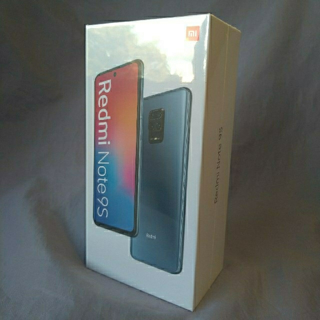 Xiaomi Redmi note 9S 国内版 64GB/4GB ブルー 新品 スマホ/家電/カメラのスマートフォン/携帯電話(スマートフォン本体)の商品写真