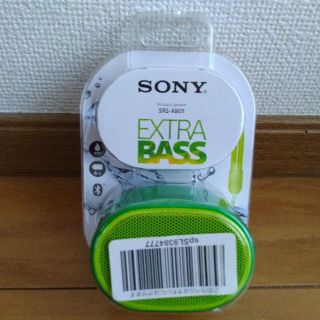 ソニー(SONY)の【新品未開封　送料込】SONY　スピーカー　SRS-XB01（G）　グリーン(スピーカー)