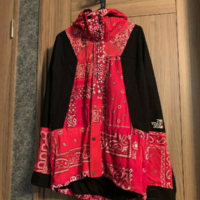 公式】 READYMADE Mountain バンダナ 1 Red Parka マウンテンパーカー