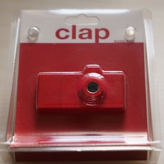 clap デジタルトイカメラ　(レッド)(コンパクトデジタルカメラ)