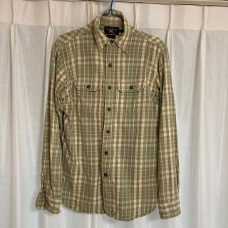 ダブルアールエル(RRL)のPOLO　RRL コットンネルシャツ　 US Sサイズ(シャツ)