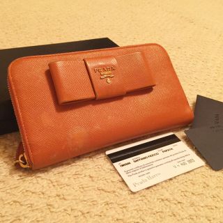 プラダ(PRADA)のPRADA＊リボン＊長財布(財布)