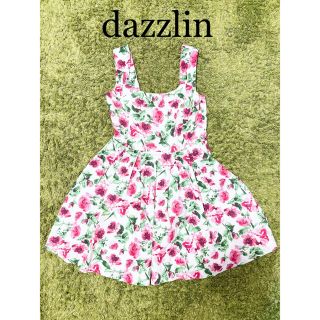 ダズリン(dazzlin)のdazzlin / 花柄ワンピース(ミニワンピース)