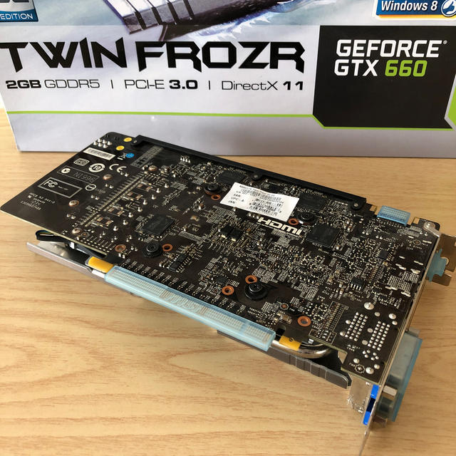 msi GEFORCE GTX 660 Twin FrozrIII 中古品 スマホ/家電/カメラのPC/タブレット(PCパーツ)の商品写真