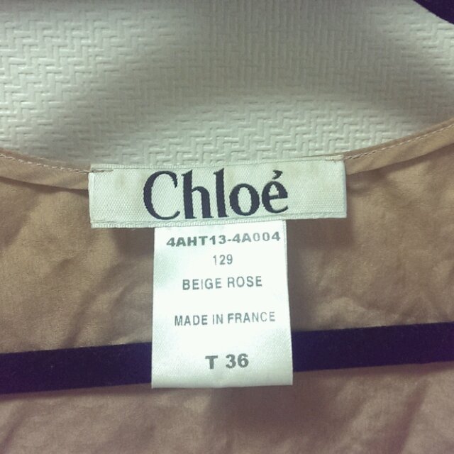 Chloe(クロエ)のChloe☆シルクブラウス レディースのトップス(シャツ/ブラウス(半袖/袖なし))の商品写真