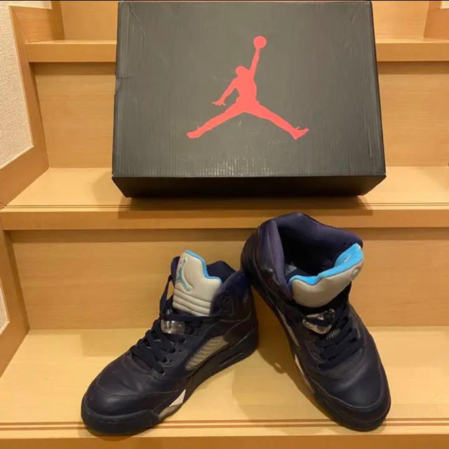 AIR JORDAN 5 aj5 midnight navy us9.5