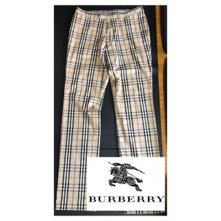 バーバリー(BURBERRY)のバーバリー ノバチェック柄 スラックスパンツ(スラックス)