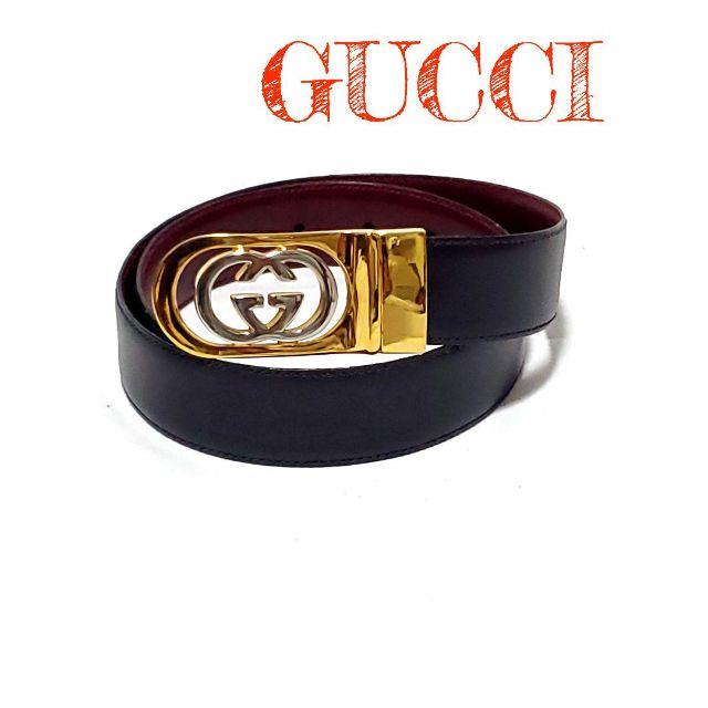 低価格の GUCCI グッチ ベルト マーモント GG レザー 本革 PVC 総柄