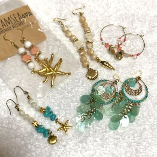 シェル　夏　ピアス　まとめ売り(ピアス)