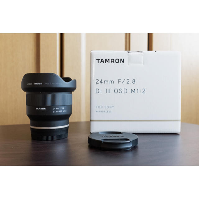 TAMRON(タムロン)のTAMRON 24mm F2.8 DI III OSD SONY Eマウント用 スマホ/家電/カメラのカメラ(レンズ(単焦点))の商品写真