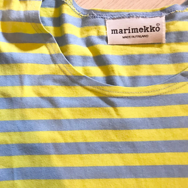 marimekko(マリメッコ)のmarimekko ボーダー Tシャツ　マリメッコ レディースのトップス(Tシャツ(半袖/袖なし))の商品写真