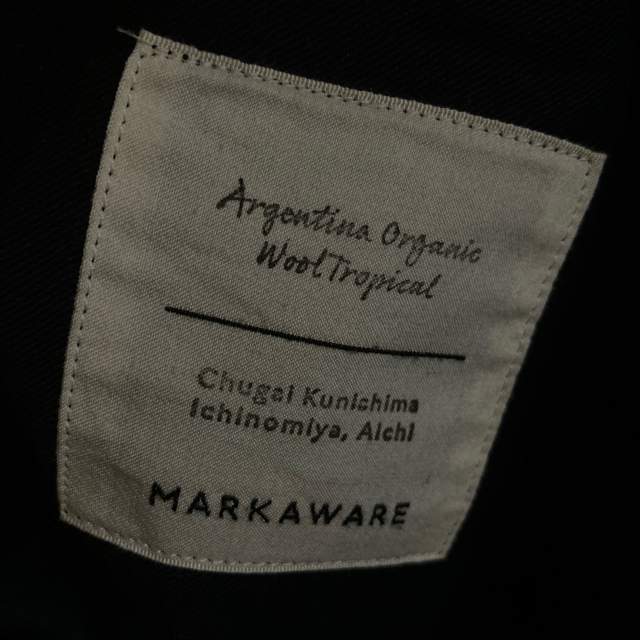 MARKAWEAR(マーカウェア)のmarkaware マーカウェア front pleats pegtop メンズのパンツ(スラックス)の商品写真