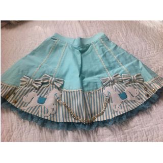 アンジェリックプリティー(Angelic Pretty)のカーニバルワッペンスカート ミント(ひざ丈スカート)