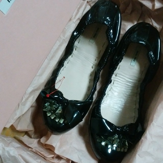 miumiu(ミュウミュウ)の☆Miu Miu フラットシューズ・バレエシューズ レディースの靴/シューズ(バレエシューズ)の商品写真