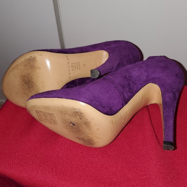 美脚 高級感 ♡ CASADEI Italia shoes 紫 purple - ハイヒール/パンプス