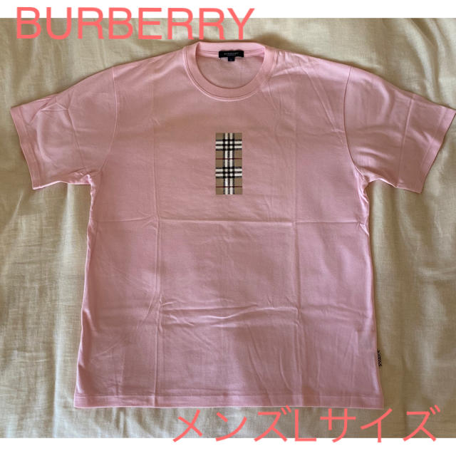 買い誠実 BURBERRY - BURBERRY London Tシャツ　メンズLサイズ【美品】 Tシャツ+カットソー(半袖+袖なし)