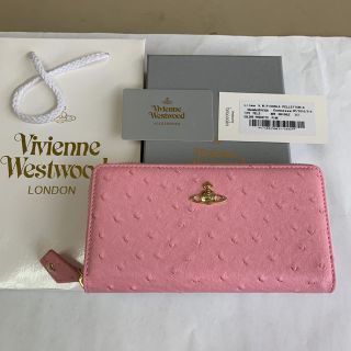 美品 Vivienne Westwood ヴィヴィアン 長財布 オーストリッチ