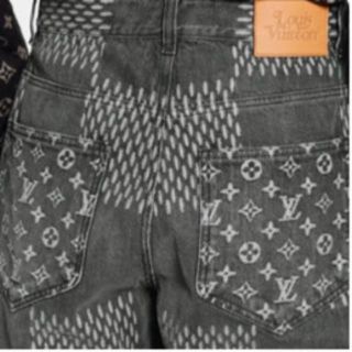 LOUIS VUITTON - ルイヴィトン nigo ダミエモノグラム デニムパンツ 黒