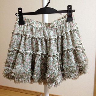 ジョリーブティック(Jolly Boutique)の小花柄シフォンミニスカート(ミニスカート)