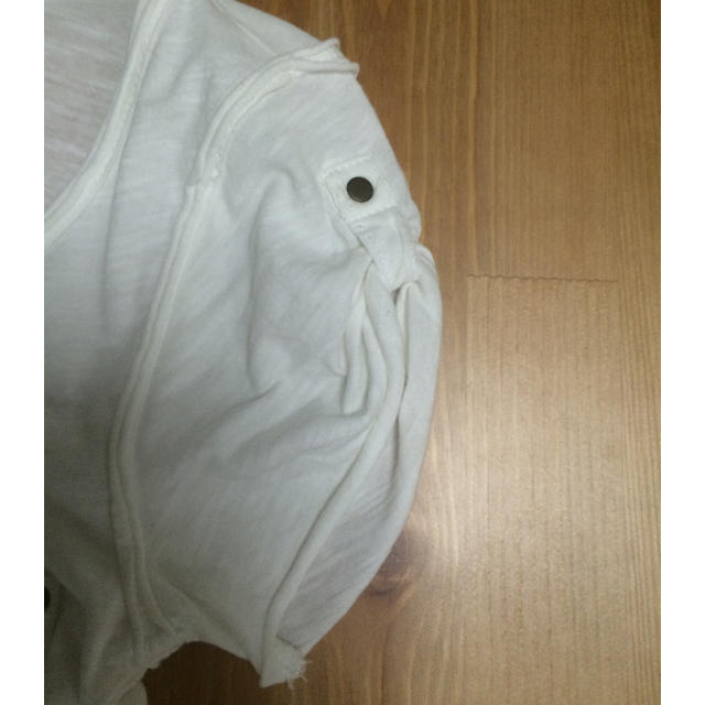 H&M(エイチアンドエム)のh&m 白Tシャツ XS レディースのトップス(Tシャツ(半袖/袖なし))の商品写真