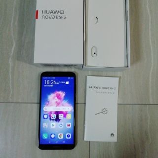 エヌティティドコモ(NTTdocomo)のHUAWEI nova lite2 ジャンク　動作確認済(スマートフォン本体)