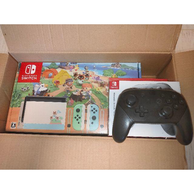 任天堂スイッチ本体 switch あつまれどうぶつの森セット 新品＋ ...