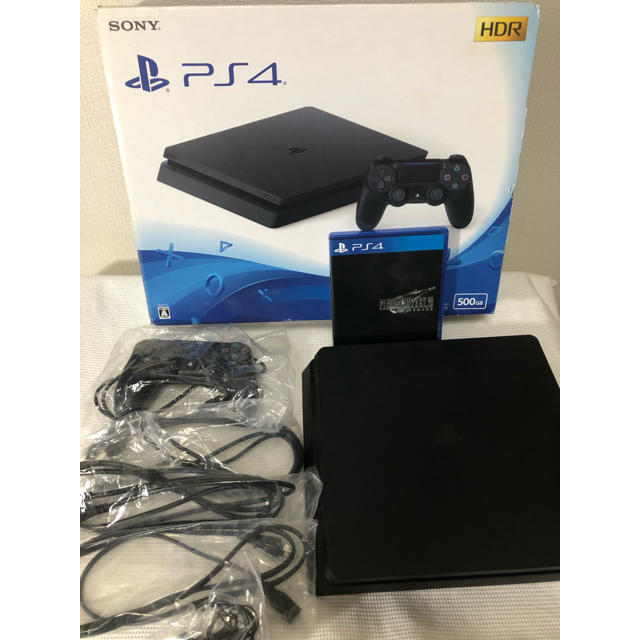 【美品】ps4 ジェット・ブラック 500GB CUH-2100A  本体