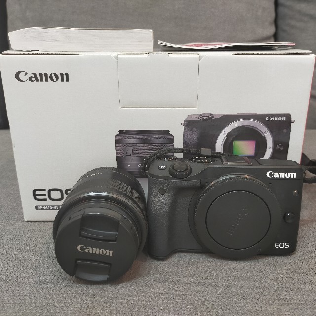 【美品】Canon EOS M3 本体+レンズ おまけ付き