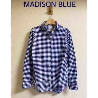 マディソンブルー(MADISONBLUE)の【MADISON BLUE】ロンハーマン別注ギンガムチェックシャツ/ブルー/01(シャツ/ブラウス(長袖/七分))