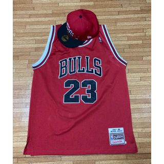 ミッチェルアンドネス(MITCHELL & NESS)のラクマ限定16日までマイケルジョーダン97-98オーセンユニxブルズキャップ(バスケットボール)