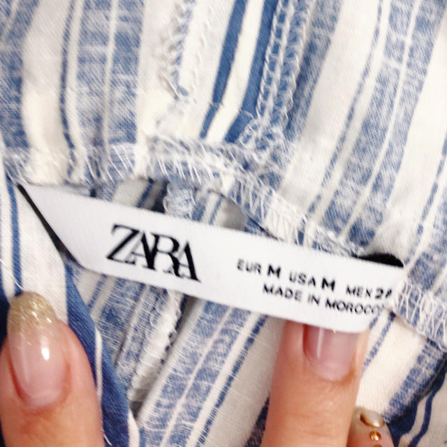 ZARA(ザラ)のZARA サイドリボンオールインワン レディースのパンツ(オールインワン)の商品写真