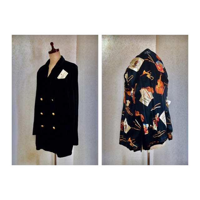 ETRO(エトロ)の90s ETRO Velvet Tailored Jacket Mozart レディースのジャケット/アウター(テーラードジャケット)の商品写真