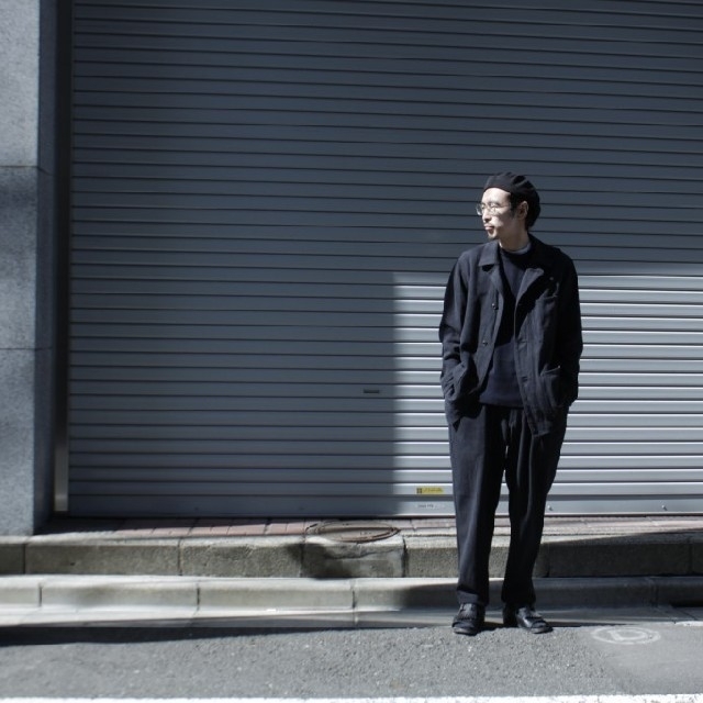 COMOLI(コモリ)のppp様専用　comoli silk nep coverall black メンズのジャケット/アウター(カバーオール)の商品写真