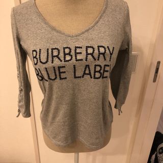 バーバリーブルーレーベル(BURBERRY BLUE LABEL)の美品　バーバリーブルーレーベル　七分シャツ(カットソー(長袖/七分))