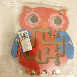 ぷるぷる様北欧スタイル 磁石 迷路 モンテッソーリ 可愛い赤いフクロウさんメイロ(知育玩具)