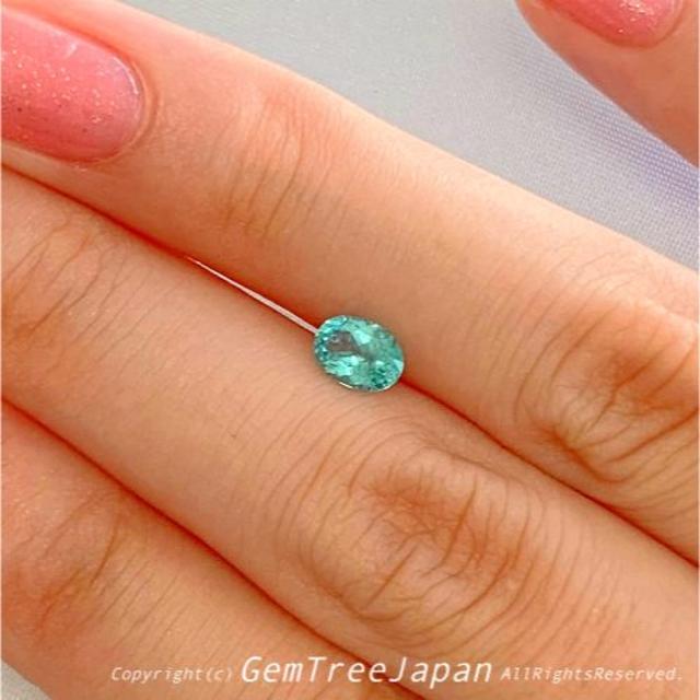 まるでパライバのような美しいネオンブルーアパタイト0.55ct💎夏休み特価🎇 レディースのアクセサリー(その他)の商品写真