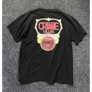 クライミー(CRIMIE)のCRIMIE クライミー ロゴ プリント 半袖 Tシャツ S ブラック 日本製(Tシャツ/カットソー(半袖/袖なし))