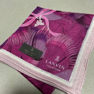 ランバンコレクション(LANVIN COLLECTION)のランバンコレクションハンカチ新品未使用シール付き(ハンカチ)