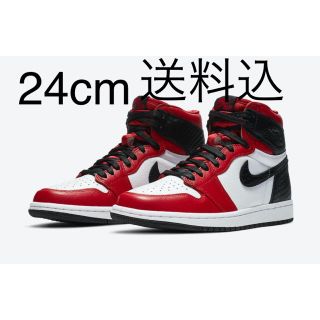 ナイキ(NIKE)のNIKE AIR JORDAN 1  エアジョーダン1 ハイサテンレッドスネーク(スニーカー)