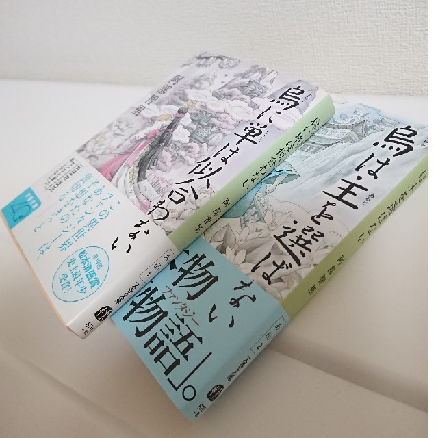 阿部智里 八咫烏シリーズ 2巻セット 「烏に単は似合わない」「烏は主を選ばない」 エンタメ/ホビーの本(文学/小説)の商品写真