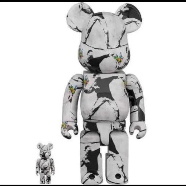 MEDICOM TOY(メディコムトイ)のBE@RBRICK FLOWER BOMBER 100%&400% 2体 エンタメ/ホビーのフィギュア(その他)の商品写真