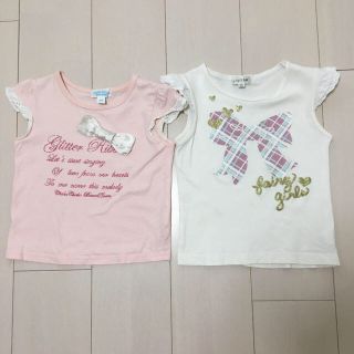 チッカチッカブーンブーン(CHICKA CHICKA BOOM BOOM)のTシャツ/女の子/100サイズ・110サイズ/2枚セット(Tシャツ/カットソー)