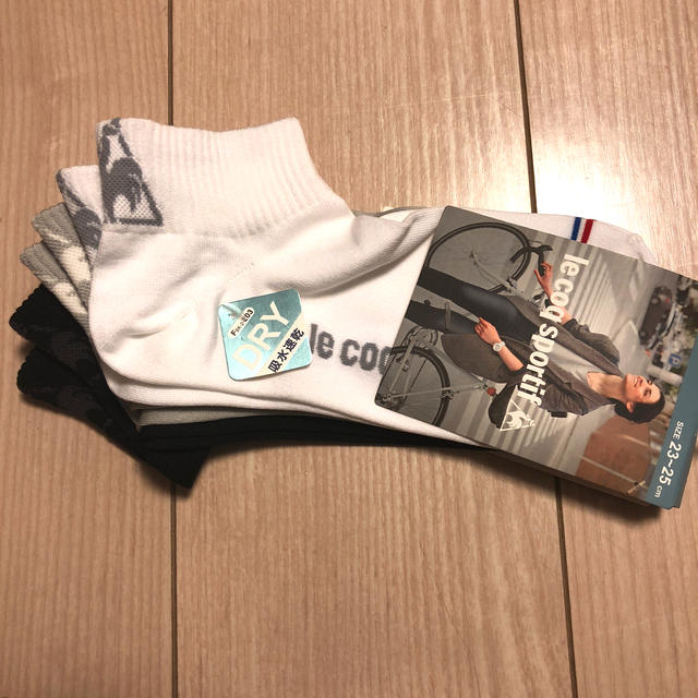 le coq sportif(ルコックスポルティフ)の靴下3足セット新品 レディースのレッグウェア(ソックス)の商品写真